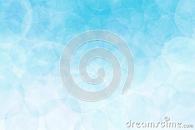 Pastel color summer blue sky abstract or natural watercolor paint background Vector Illustration