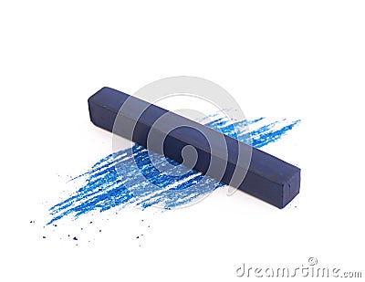 Pastel crayon chalk isolated Stock Photo