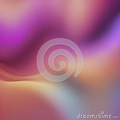A pastel fire. Color gradient background. Ai-Generated Cartoon Illustration