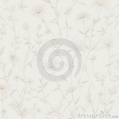 Pastel flora wallpaper minimal style Stock Photo