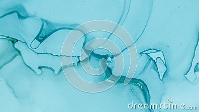 Pastel Flow Liquid. Blue Smoke Creative Stock Photo