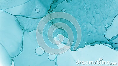 Pastel Fluid Liquid. Blue Smoke Creative Stock Photo