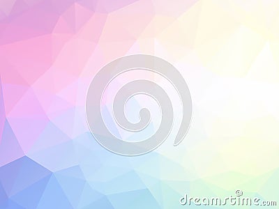 Pastel geometric low poly background Stock Photo