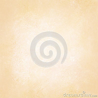 Pastel gold yellow background with white textured center design, soft pale beige background layout, old off white paper Stock Photo