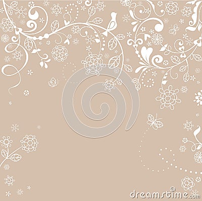 Pastel greeting card Vector Illustration