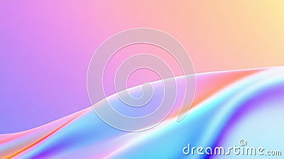 Pastel Holographic Blurred Gradient Background Texture with Soft Noise Effect Pattern for Retro Design - Abstract Multic Stock Photo