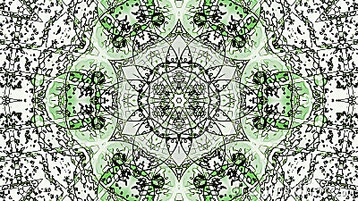 Pastel kaleidoscope sequence patterns. Abstract motion graphics background Cartoon Illustration