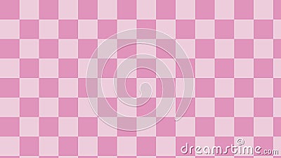 pastel pink checkerboard, checkered, gingham, plaid, tartan pattern background Vector Illustration