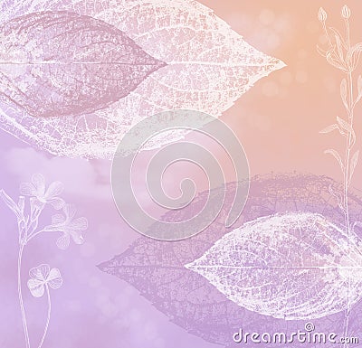 Pastel pink and lilac background Stock Photo