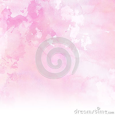 Pastel pink watercolour background Stock Photo