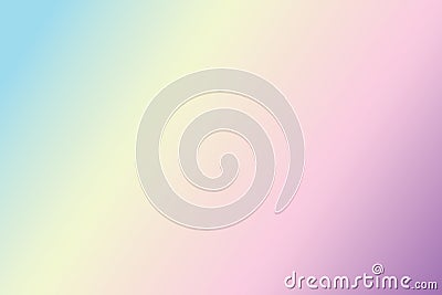 Pastel rainbow gradient background Vector Illustration