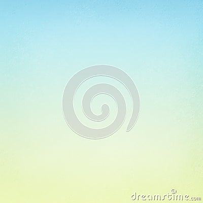 Pastel sky blue and soft yellow blurred background texture in spring gradient colors Stock Photo