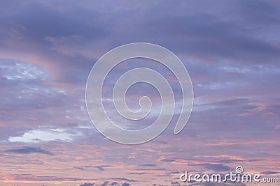 Pastel tones of sky sunset maybe clouds clouds pink purple lavender Stock Photo