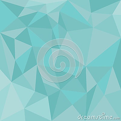 Pastel vector triangle blue background or mint green pattern Vector Illustration