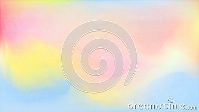 Pastel watercolor backdrop. Fashion background. Watercolor brush strokes. Creative illustration. Artistic color palette. Vector Vector Illustration