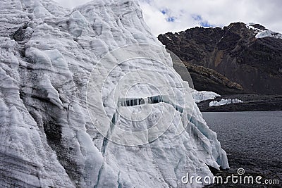 Pastoruri Glacier, Peru Andes Mountain Stock Photo