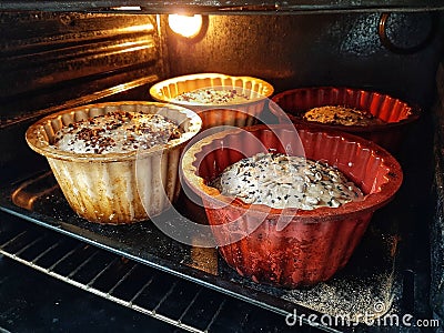 Pastries bread dough stove dreamtime Stock Photo