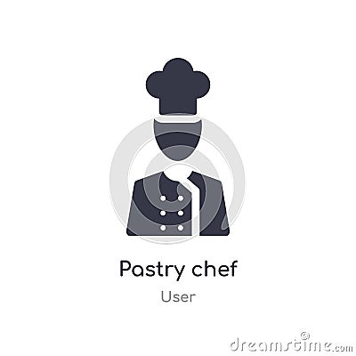 pastry chef icon. isolated pastry chef icon vector illustration from user collection. editable sing symbol can be use for web site Vector Illustration