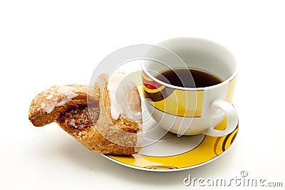 Pastry and coffee Stock Photo