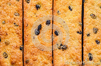 Pastry strips Pattern. Cookie Background Stock Photo