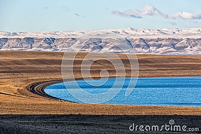 Patagonia Landscape in El Calafate, Argentina. Stock Photo