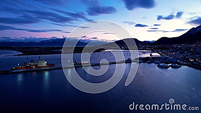 Patagonia landscape. Ushuaia Tierra del Fuego. Patagonia Argentina. Stock Photo