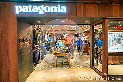 Patagonia store Editorial Stock Photo