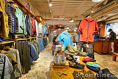 Patagonia store Editorial Stock Photo