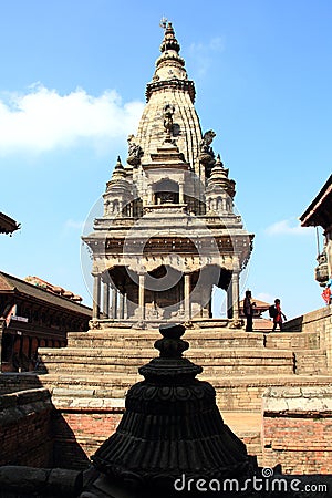 Patan durbar square. Editorial Stock Photo