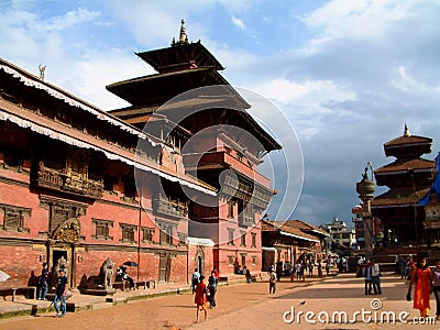 Patan Museum and Durbar Square, Patan (Lalitpur), Nepal Stock Photo