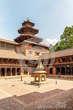 Patan Royal Palace, Mul Chowk, Patan Durbar Square, Patan, Nepal, Asia Editorial Stock Photo