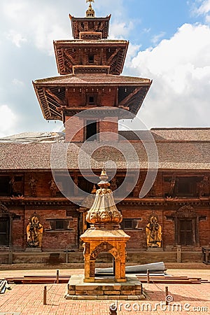 Patan Royal Palace, Mul Chowk, Patan Durbar Square, Patan, Nepal Stock Photo