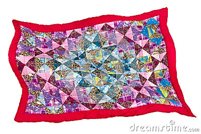 Patchwork quilt Stock Photo