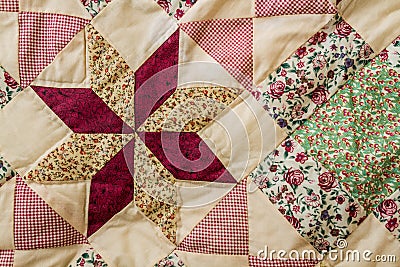 Patchwork Quilt Stock Photo