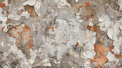 A patchwork of smooth and rough areas with small flakes and peels adding to its overall worn and weathered look Stock Photo