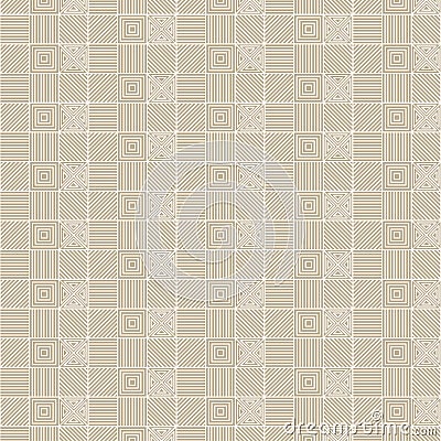 Patern Geometri White Gold Cube Vector Illustration