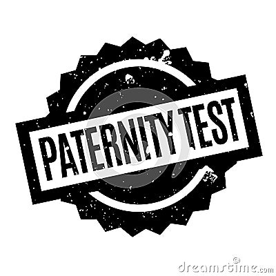 Paternity Test rubber stamp Vector Illustration