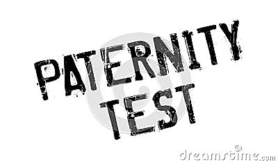 Paternity Test rubber stamp Vector Illustration