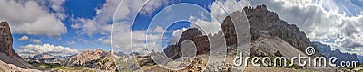 Paternkofel in Dolomite Mountains Stock Photo