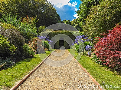 Path in Cloudehill gardens Stock Photo