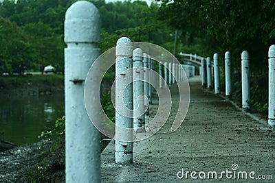 The path that lead to infinity Stock Photo