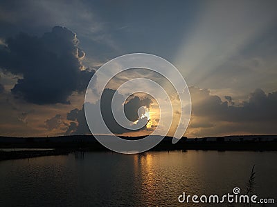 the path to the heaven reveals Stock Photo