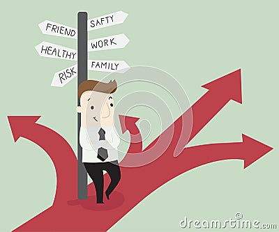 Path to success Vector Illustration