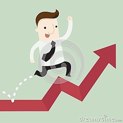 Path to success Vector Illustration