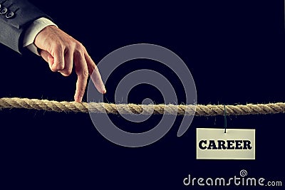 Path to a successful career Stock Photo