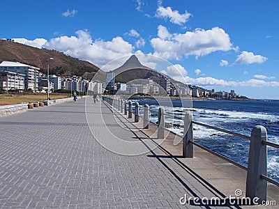 Pathway in Cape Town, South Africa. Stock Photo