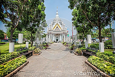 Pathway to Khon Kaen City Pillar Shrine Stock Photo