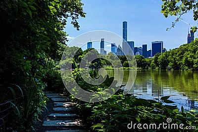 NYC Central Park Stock Photo