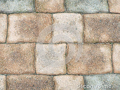 Patio stones Stock Photo