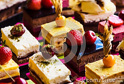 Patisserie Window 2, Burgundy, France. 2008. Stock Photo